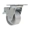 Vestil Cast Iron/Steel Swivel With Total Brake Caster 4 In. Diameter x 2 In. Width 1100 lb Silver CST-VE-4X2CI-SWTB - alternate 3